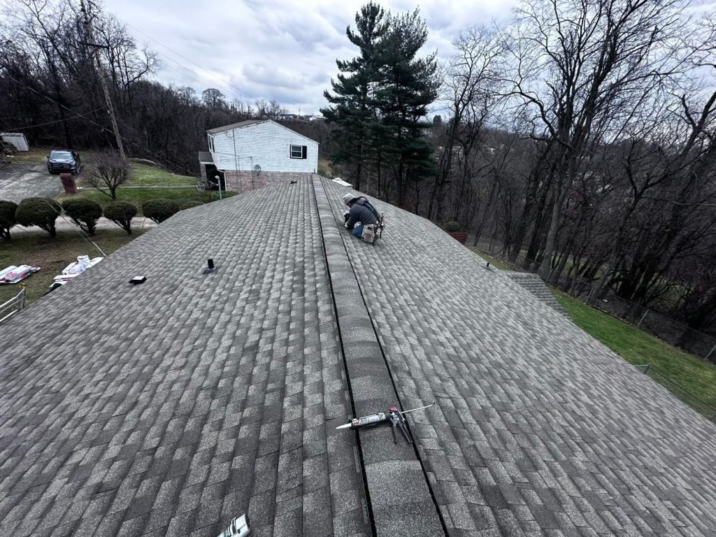 Dependable roofing contractor near me in Aliquippa, PA on a residential repair job